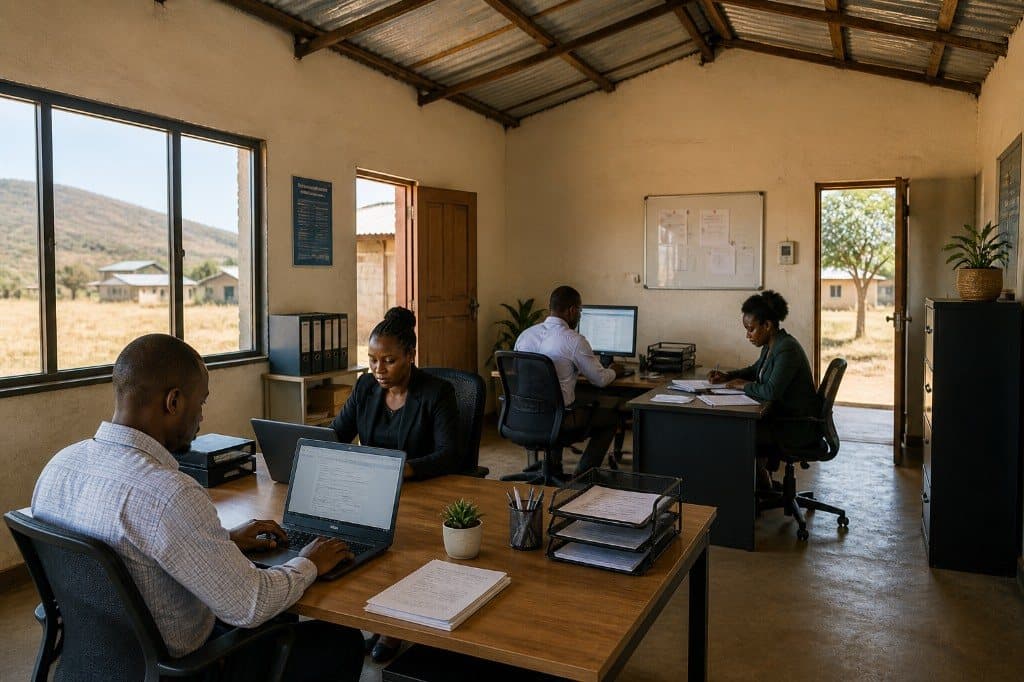 Business WiFi setup in office South Africa